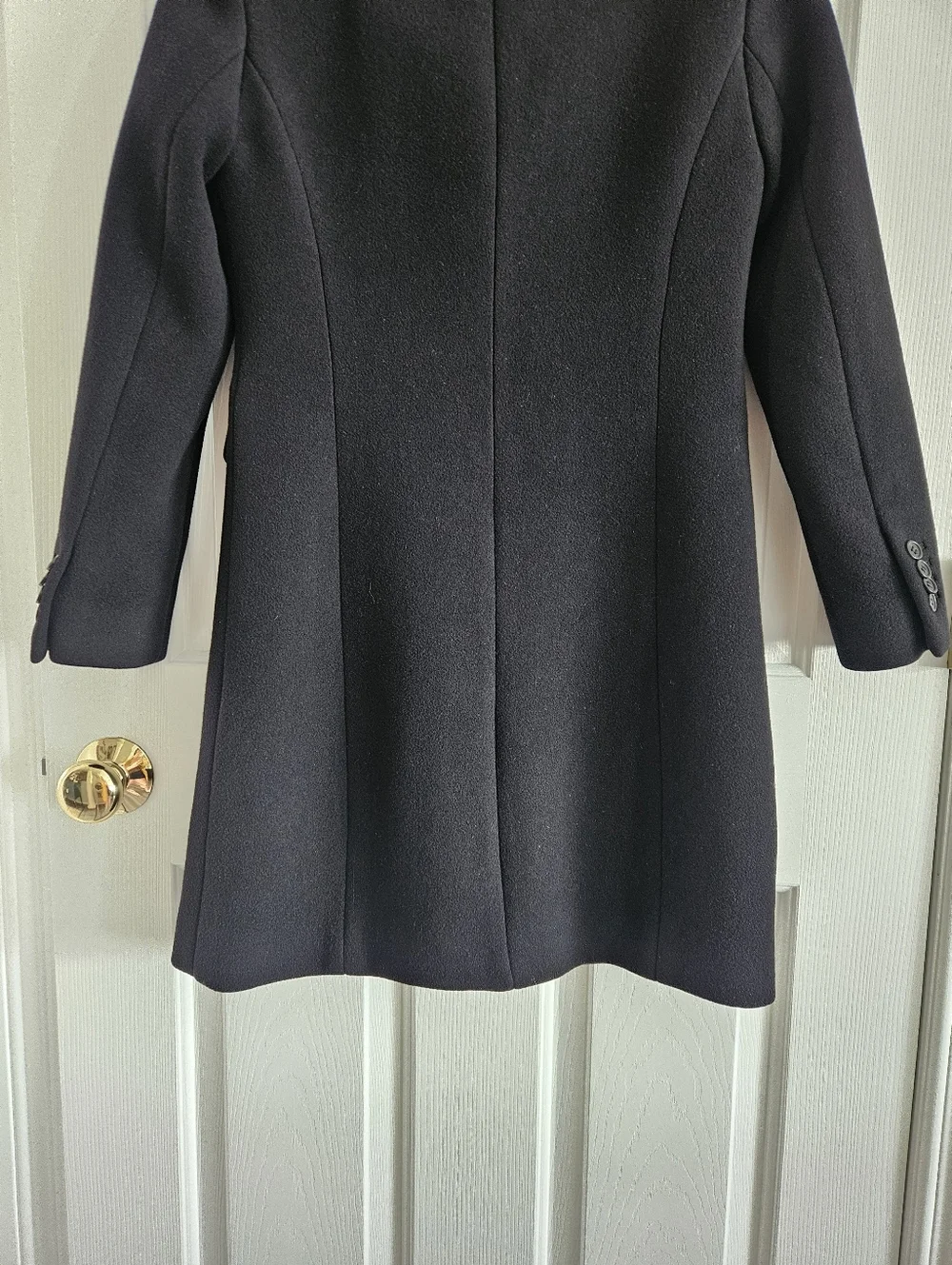 NWOT J.Crew Italian Wool And Cashmere Blend Single Breasted Pea Coat - Picture 7 of 9